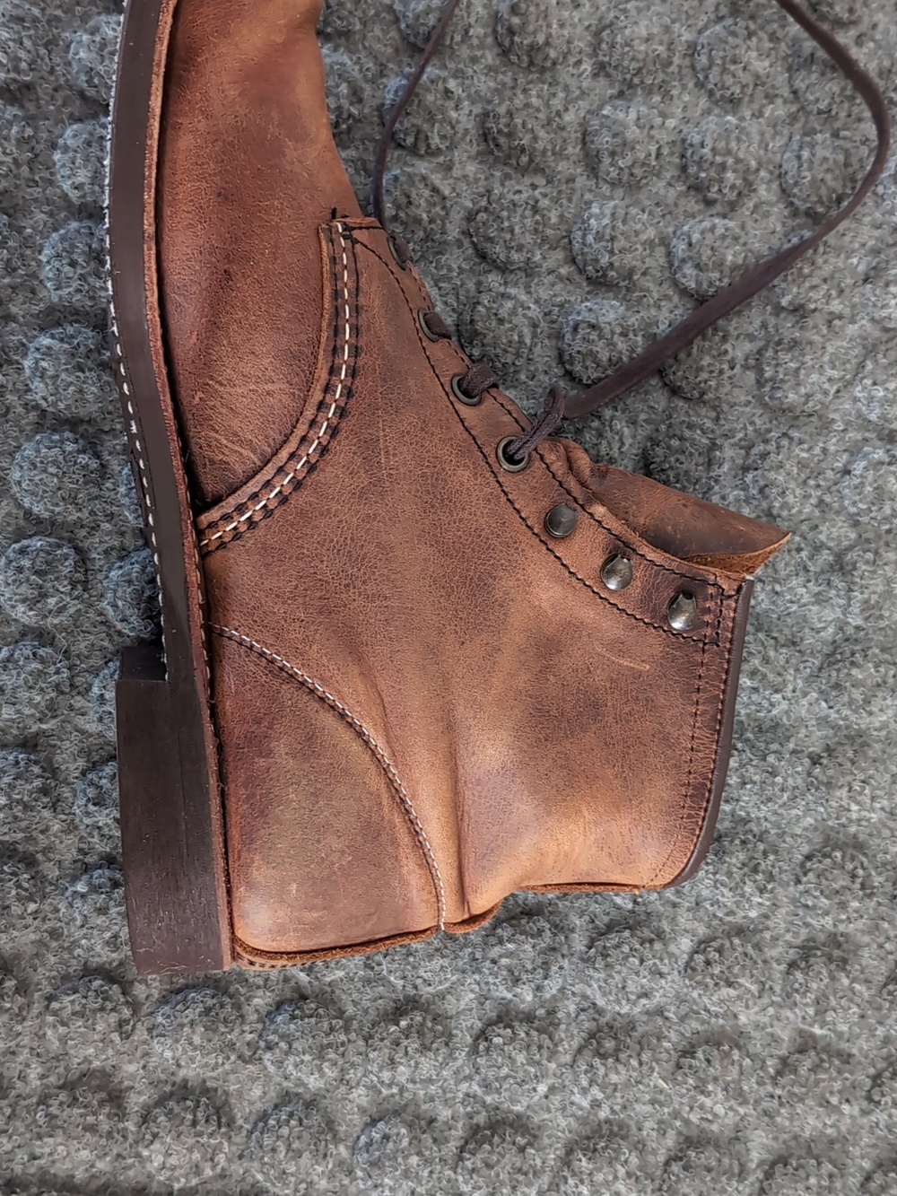 Red Wing Heritage Men's Six-Inch Boots Brown Size 13 Made In USA - Picture 6 of 8